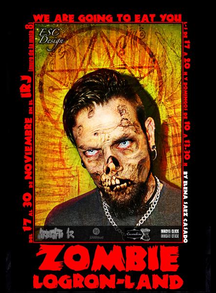 imagen exposicion zombie logroño cartel