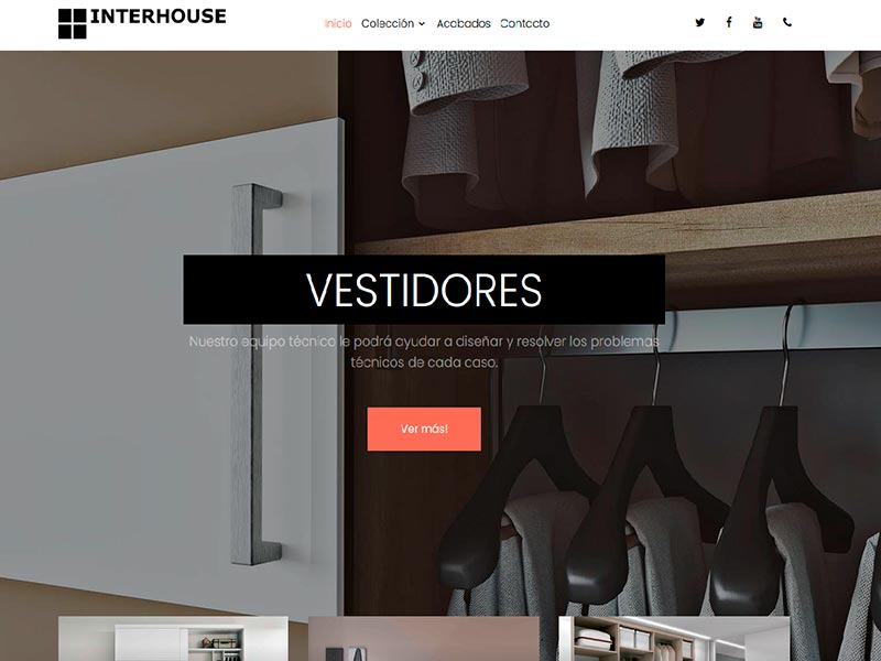 Diseño web para Interhouse